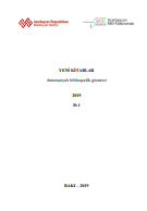 Yeni kitablar 2019 (№1): annotasiyalı biblioqrafik göstərici